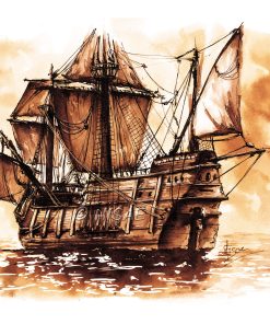 Le galion – AFFICHE A4