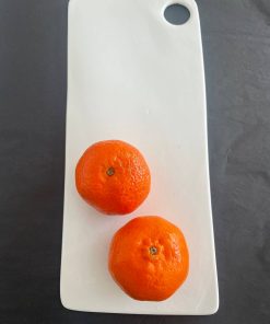 Planche vernissée porcelaine blanche